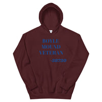 Boyle Mound Veteran Blue Design Unisex Hoodie