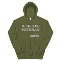 Aloe Ave Veteran Silver Design Unisex Hoodie