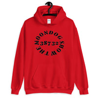 Red Unisex Hoodie (Black Design)