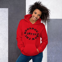 Red Unisex Hoodie (Black Design)