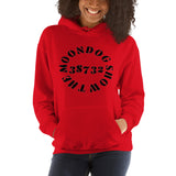 Red Unisex Hoodie (Black Design)