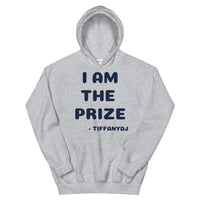 TiffanyDJ (Navy Design) I am the Prize Unisex Hoodie