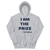 TiffanyDJ (Navy Design) I am the Prize Unisex Hoodie