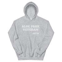 Aloe Park Veteran White Design Unisex Hoodie