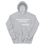 Christman Ave Veteran White Design Unisex Hoodie