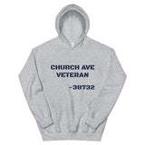 Church Ave Veteran Navy Design Unisex Hoodie