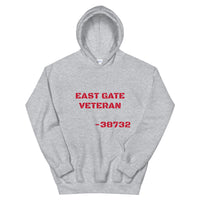 East Gate Veteran Red Design Unisex Hoodie