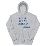 Boyle Mound Veteran Blue Design Unisex Hoodie