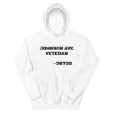 Johnson Ave Veteran Black Design Unisex Hoodie