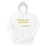 Pearl Ave Veteran Old Gold Design Unisex Hoodie