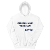 Church Ave Veteran Navy Design Unisex Hoodie