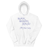 Black Woman Magic Purple Design Unisex Hoodie