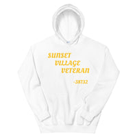 Sunset Village Veteran Yellow Design Unisex Hoodie