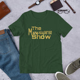 Forrest Green Short-Sleeve Unisex T-Shirt (Gold textured 2 howls)