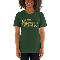 Forrest Green Short-Sleeve Unisex T-Shirt (Gold textured 2 howls)