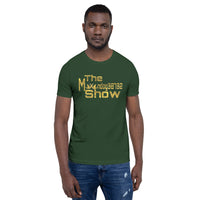 Forrest Green Short-Sleeve Unisex T-Shirt (Gold textured 2 howls)