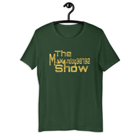 Forrest Green Short-Sleeve Unisex T-Shirt (Gold textured 2 howls)