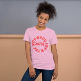 Bright Berry Short-Sleeve Unisex T-Shirt (Red Design)
