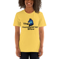 Yellow Short-Sleeve Unisex T-Shirt (Black Design Howling)