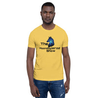 Yellow Short-Sleeve Unisex T-Shirt (Black Design Howling)