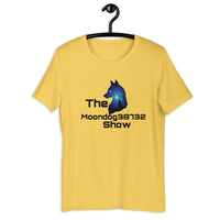 Yellow Short-Sleeve Unisex T-Shirt (Black Design Howling)