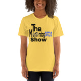 Yellow Short-Sleeve Unisex T-Shirt (Black Design 2 Howls)