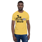 Yellow Short-Sleeve Unisex T-Shirt (Black Design 2 Howls)